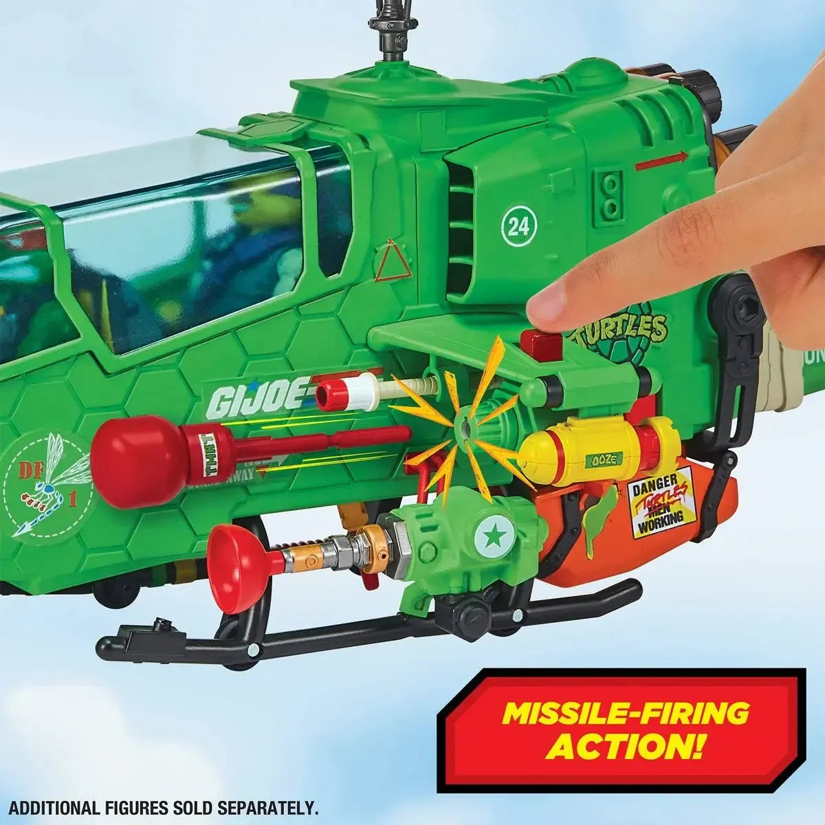 Tortues Ninja x G.I. Joe Crossover Classics véhicule Turtle-Fly Copter Playmates