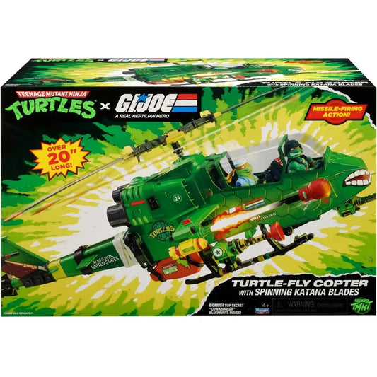 Tortues Ninja x G.I. Joe Crossover Classics véhicule Turtle-Fly Copter Playmates