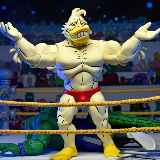 Tortues Ninja Ace Duck figurine (Archie Comics) Stump Wrestling figurine 18cm Neca