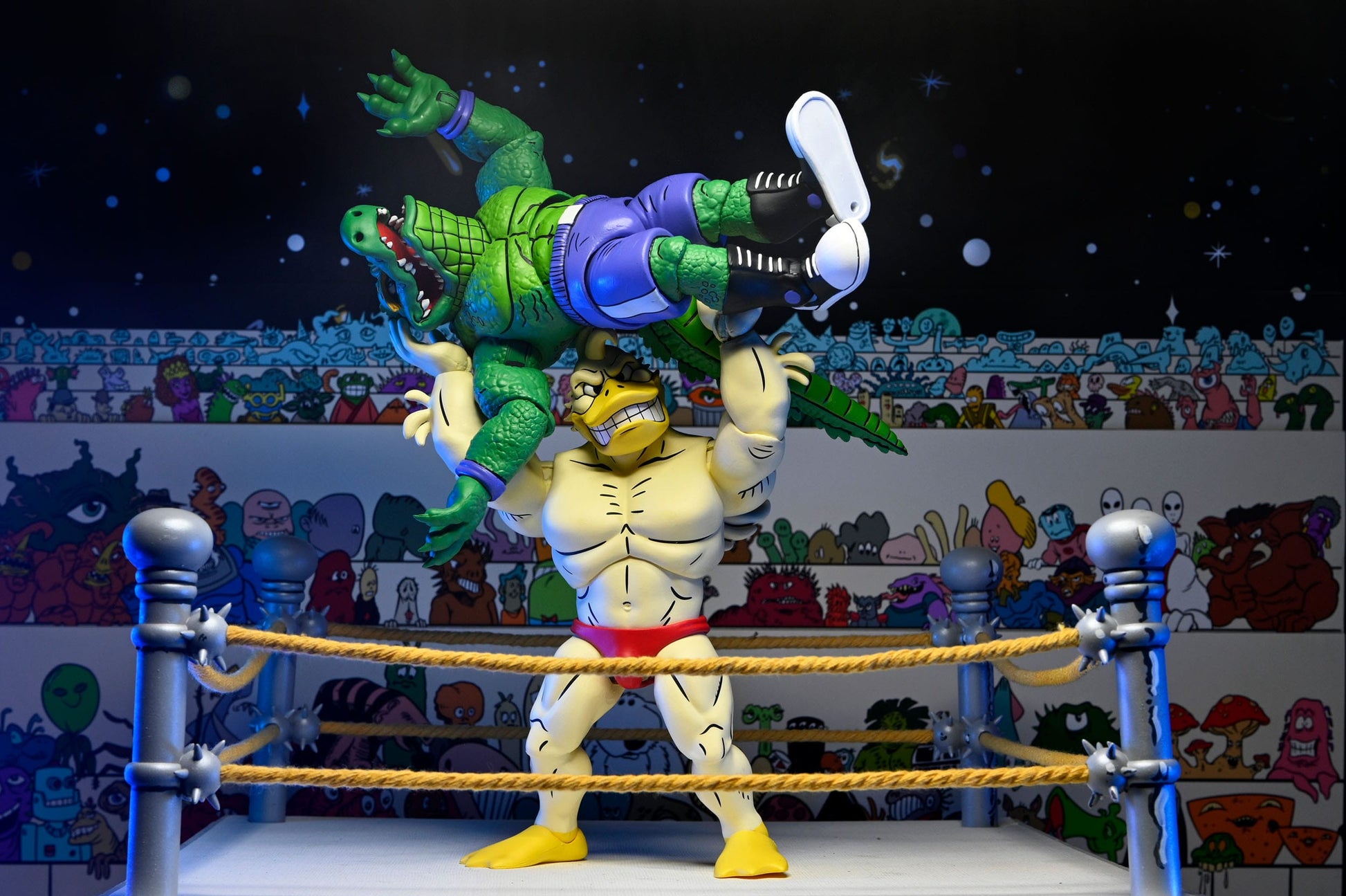 Teenage Mutant Ninja Turtles (Archie Comics) Stump Wrestling Ace Duck figurine 18 cm Neca