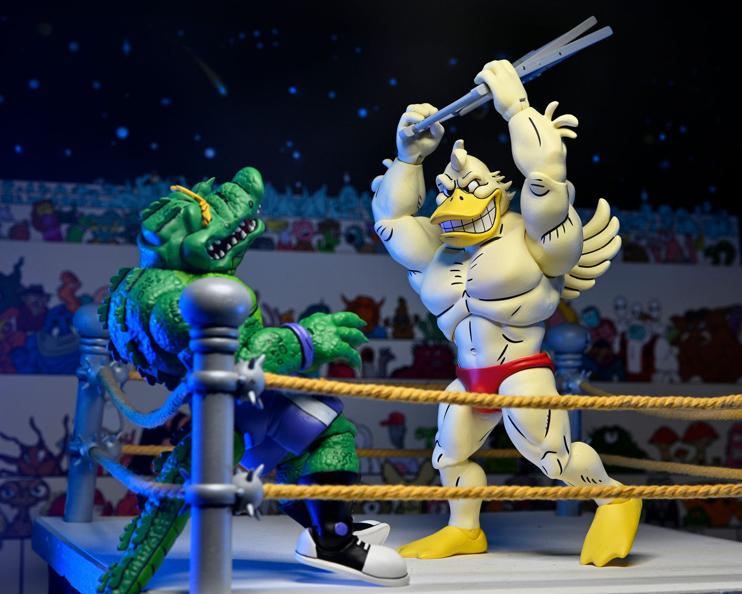 Teenage Mutant Ninja Turtles (Archie Comics) Stump Wrestling Ace Duck figurine 18 cm Neca