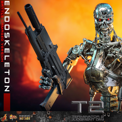Terminator 2 : Le Jugement dernier Endoskeleton figurine Movie Masterpiece Die-cast 1/6 (Battle Damaged Version) 31 cm Hot Toys
