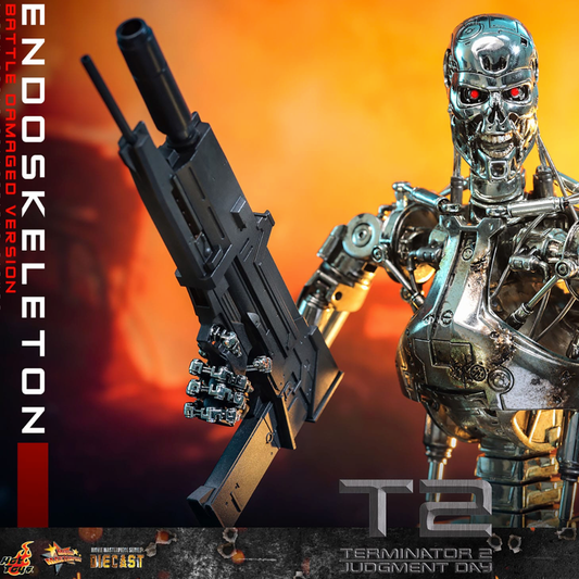 Terminator 2 : Le Jugement dernier Endoskeleton figurine Movie Masterpiece Die-cast 1/6 (Battle Damaged Version) 31 cm Hot Toys