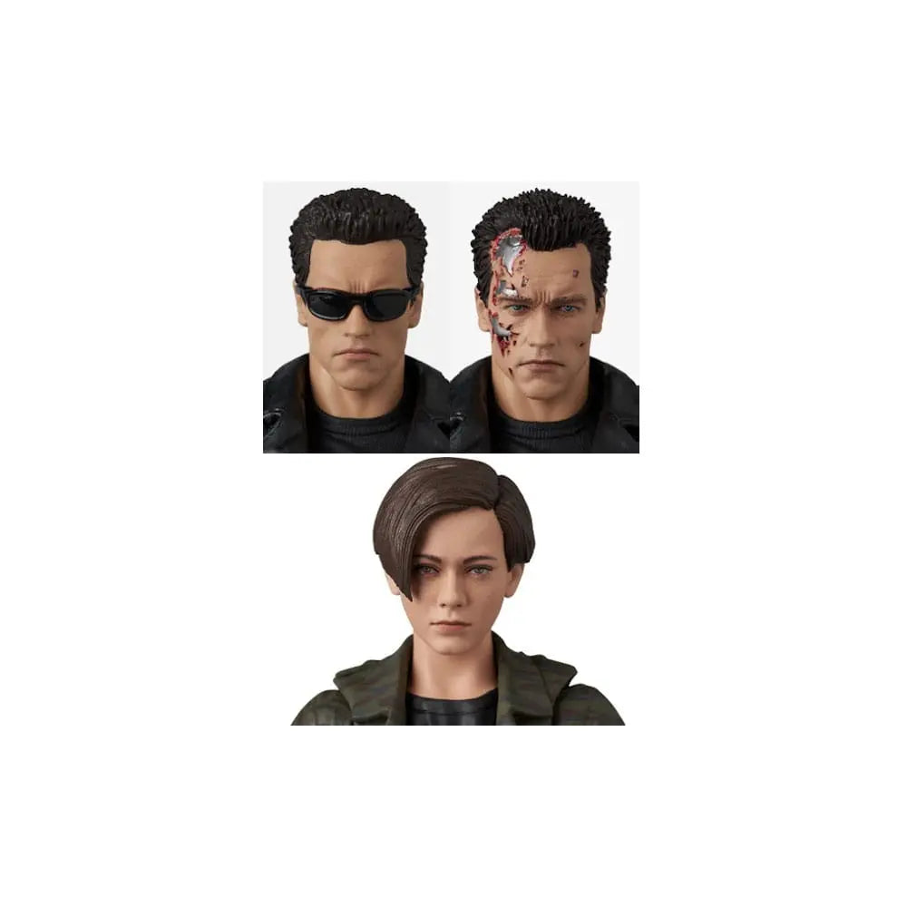 Terminator 2 figurine MAFEX T-800 (T2 Ver.) & John Connor 16cm Medicom Toy