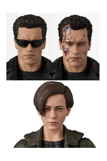 Terminator 2 figurine MAFEX T-800 (T2 Ver.) & John Connor 16cm Medicom Toy