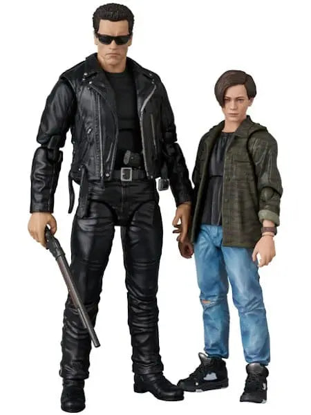 Terminator 2 figurine MAFEX T-800 (T2 Ver.) & John Connor 16cm Medicom Toy