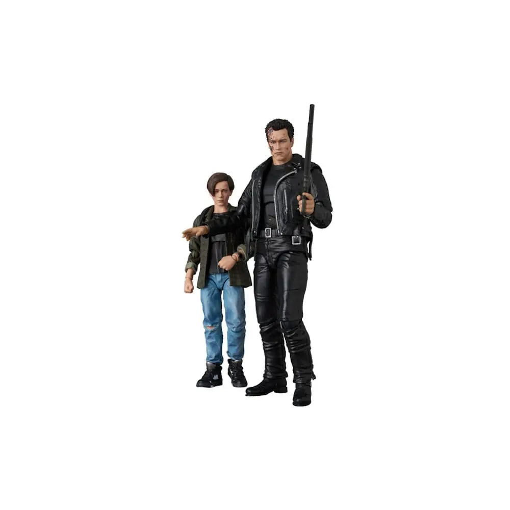 Terminator 2 figurine MAFEX T-800 (T2 Ver.) & John Connor 16cm Medicom Toy