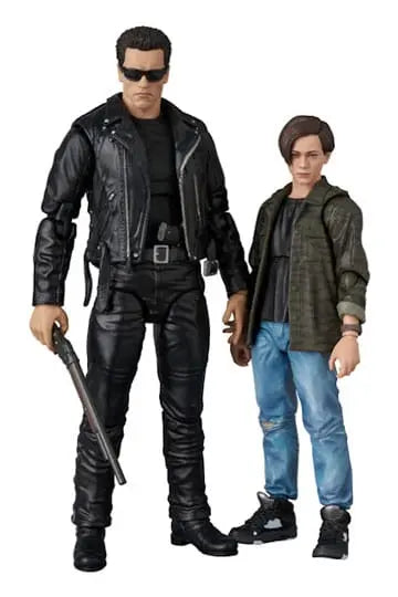 Terminator 2 figurine MAFEX T-800 (T2 Ver.) & John Connor 16cm Medicom Toy
