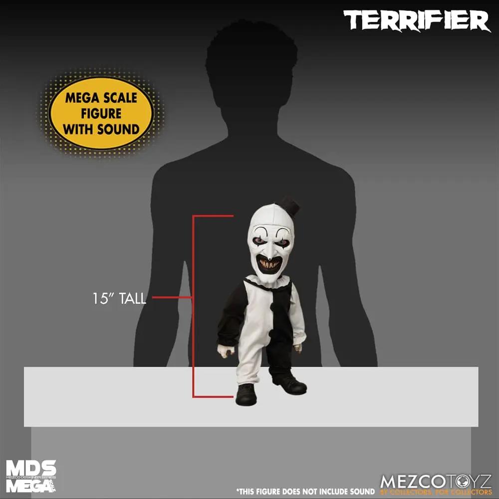 Terrifier poupée MDS Mega Scale Art the Clown with Sound 38cm Mezco Toys