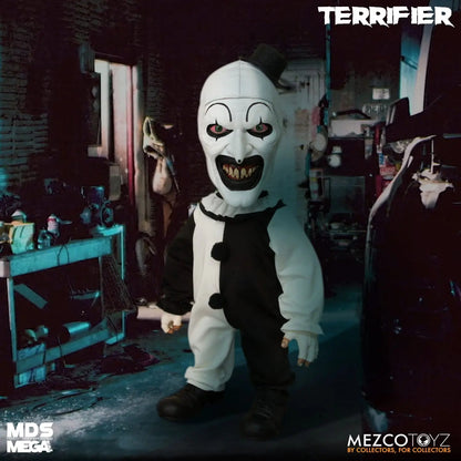 Terrifier poupée MDS Mega Scale Art the Clown with Sound 38cm Mezco Toys