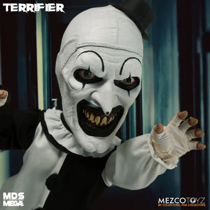 Terrifier poupée MDS Mega Scale Art the Clown with Sound 38cm Mezco Toys