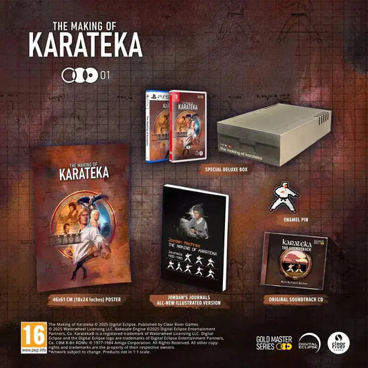 The Making of Karateka Deluxe Edition Switch Clear River Games