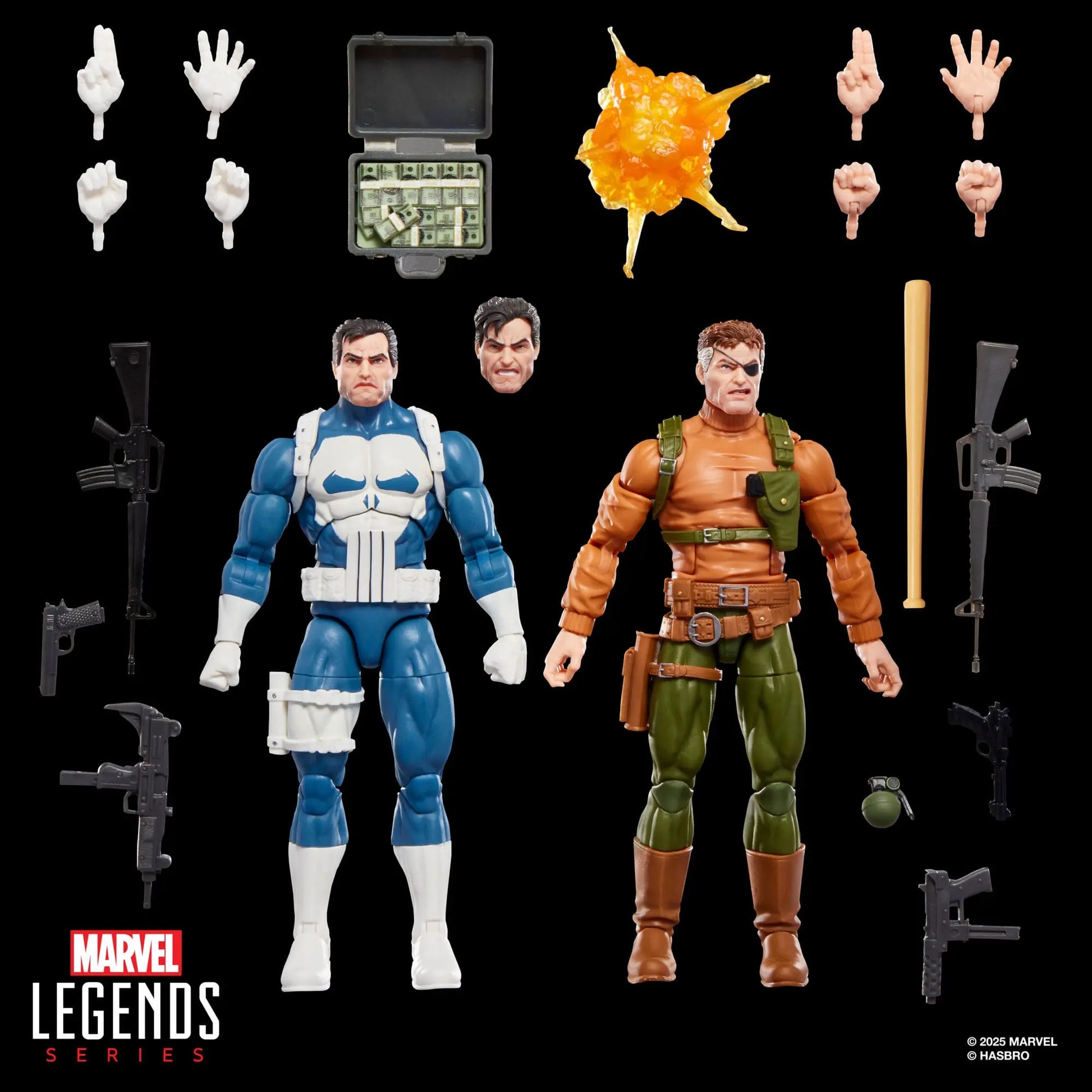The Punisher & Nick Fury Marvel Legends Gamerverse pack 2 figurines 15cm Hasbro