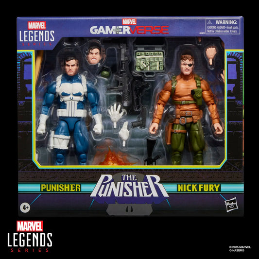 The Punisher & Nick Fury Marvel Legends Gamerverse pack 2 figurines 15cm Hasbro