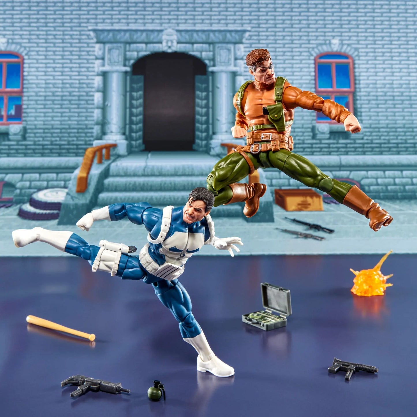 The Punisher & Nick Fury Marvel Legends Gamerverse pack 2 figurines 15cm Hasbro