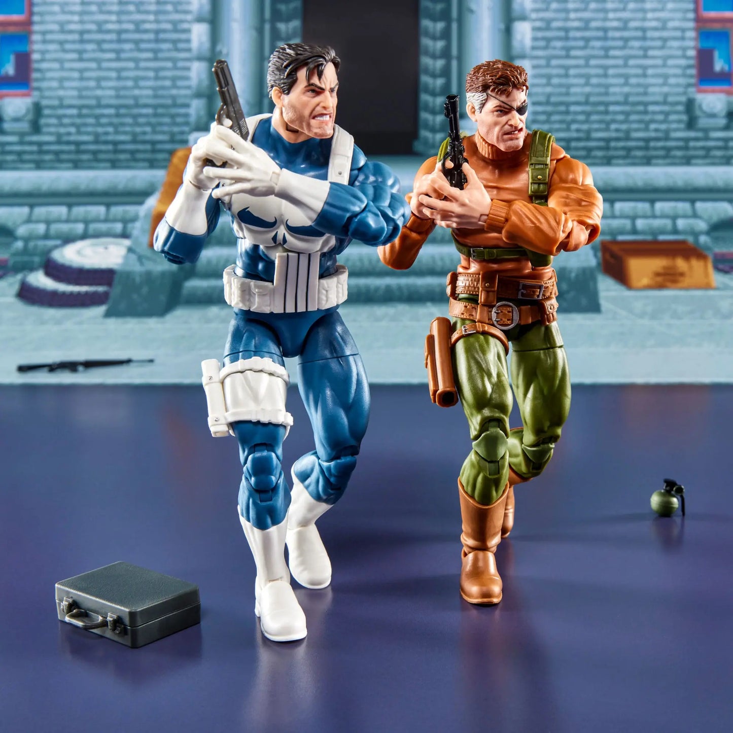 The Punisher & Nick Fury Marvel Legends Gamerverse pack 2 figurines 15cm Hasbro