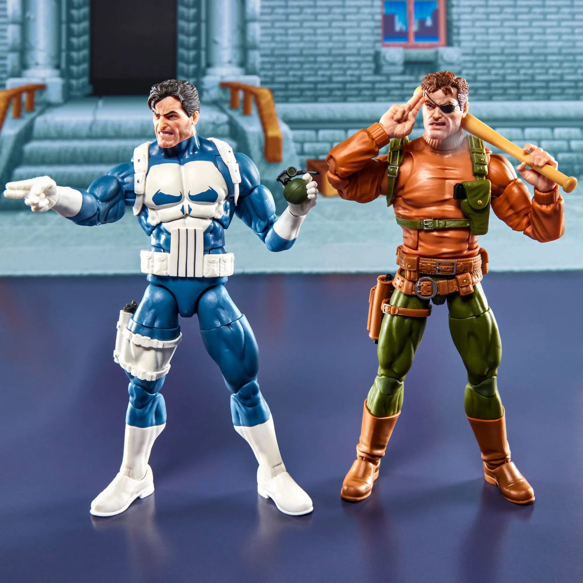 The Punisher & Nick Fury Marvel Legends Gamerverse pack 2 figurines 15cm Hasbro