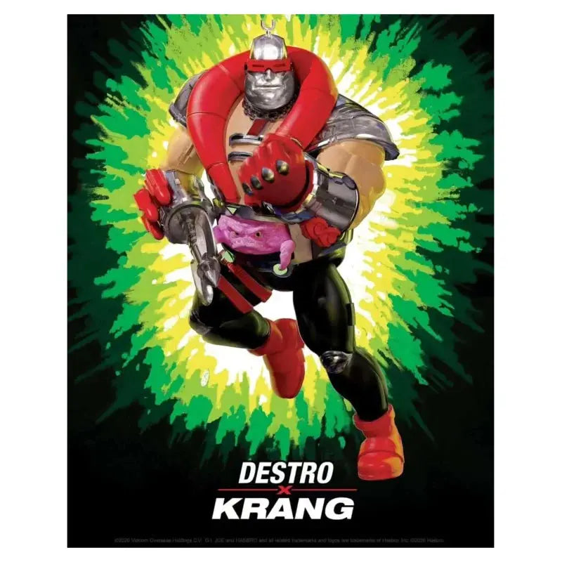 Tortues Ninja x G.I. Joe Crossover Classics figurine Krang Droid x Destro 12 cm Playmates