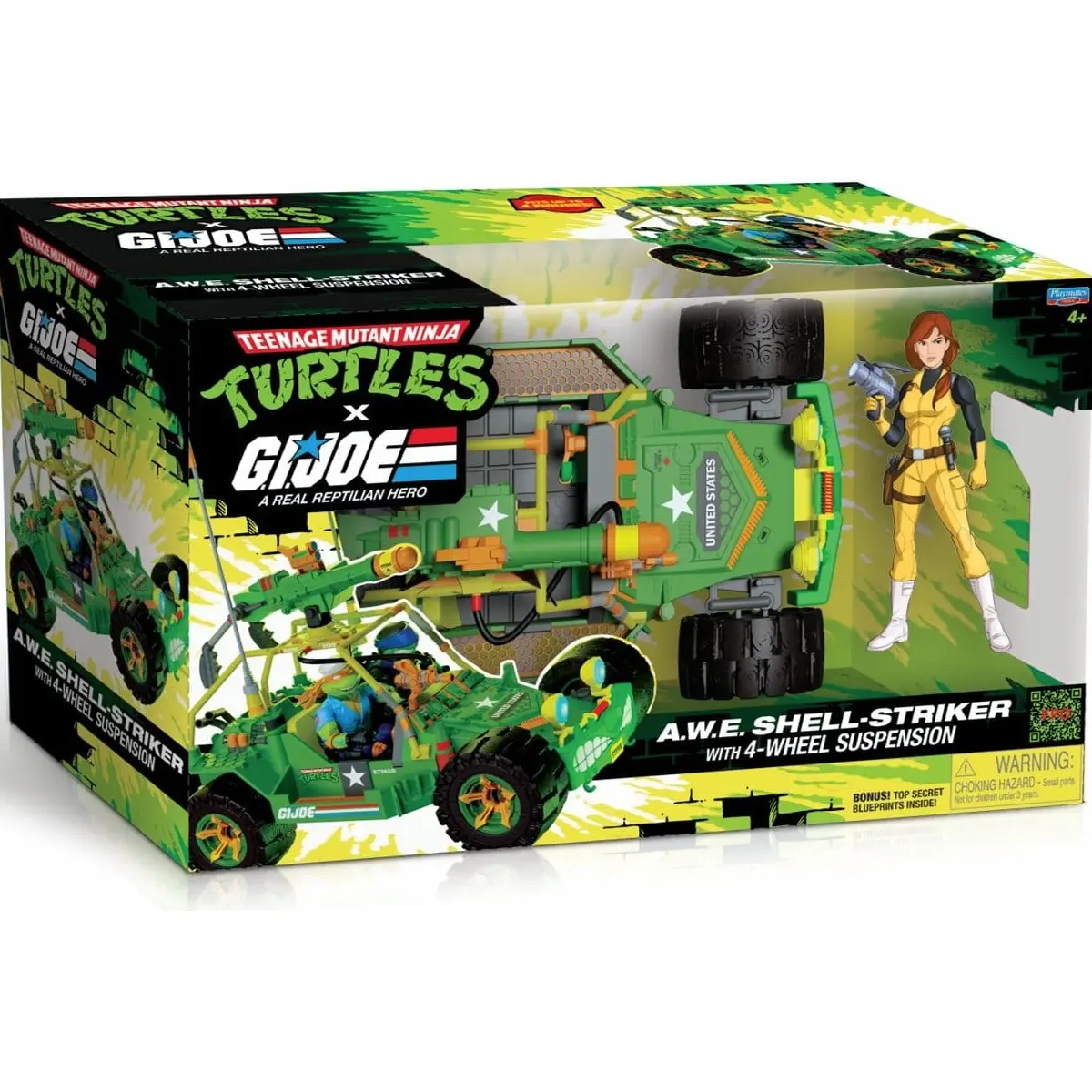 Tortues Ninja x G.I. Joe Crossover Classics véhicule A.W.E. Shell-Striker Playmates