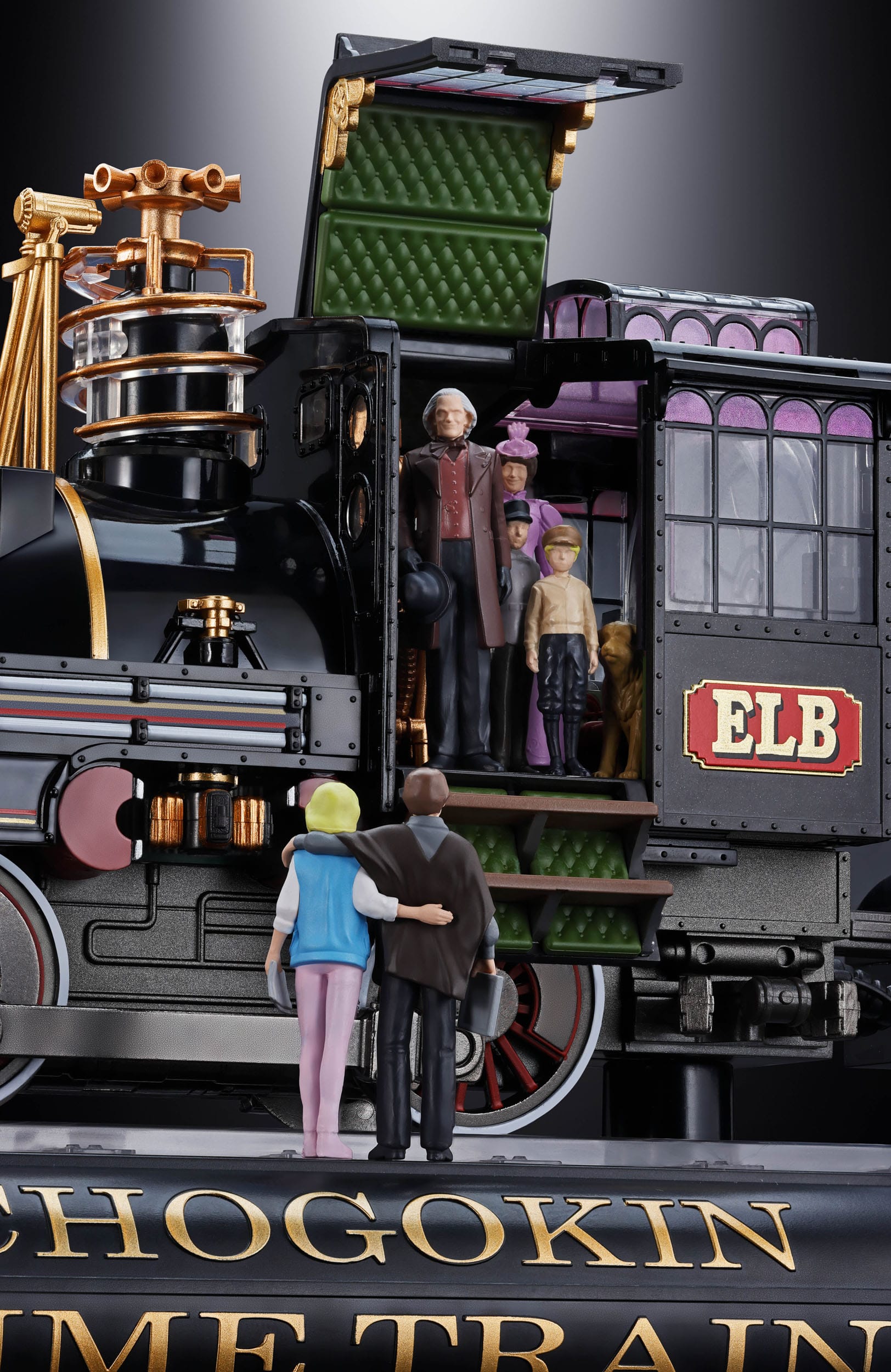 Retour vers le futur figurine Chogokin Time Train 52 cm - Rue Du Retro