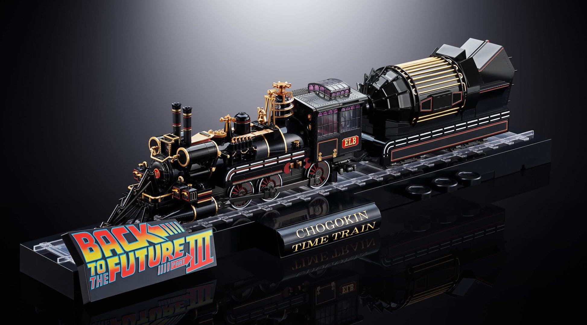 Retour vers le futur figurine Chogokin Time Train 52 cm - Rue Du Retro