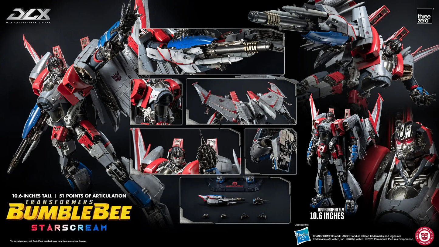 Transformers Bumblebee figurine DLX Starscream 27 cm ThreeZero