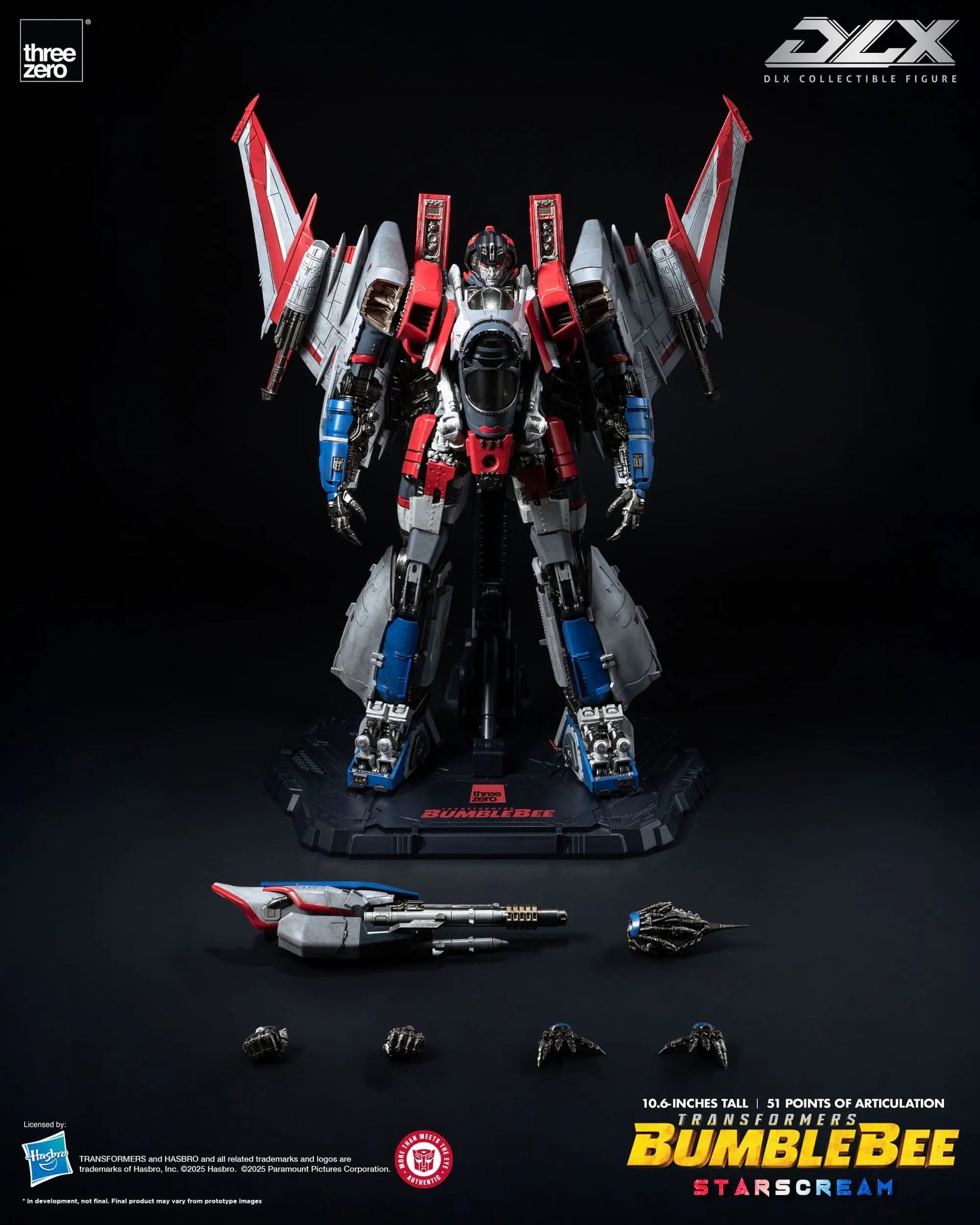 Transformers Bumblebee figurine DLX Starscream 27 cm ThreeZero