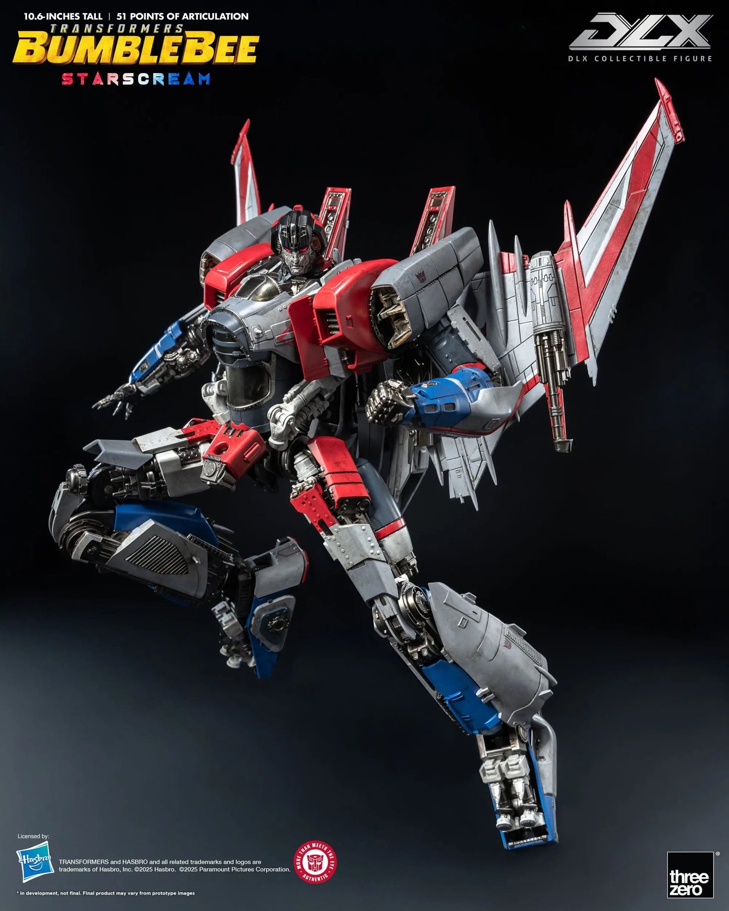 Transformers Bumblebee figurine DLX Starscream 27 cm ThreeZero