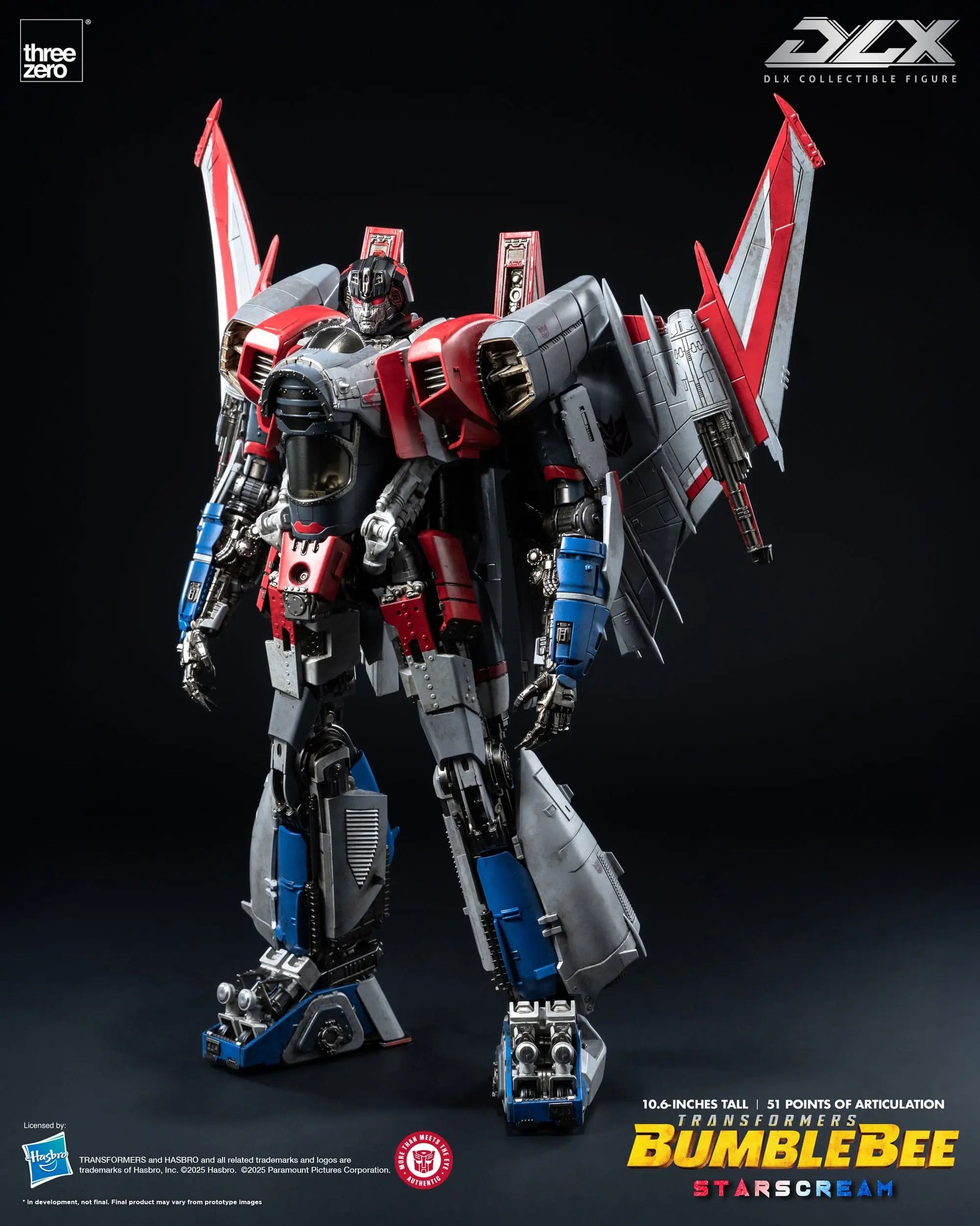 Transformers Bumblebee figurine DLX Starscream 27 cm ThreeZero