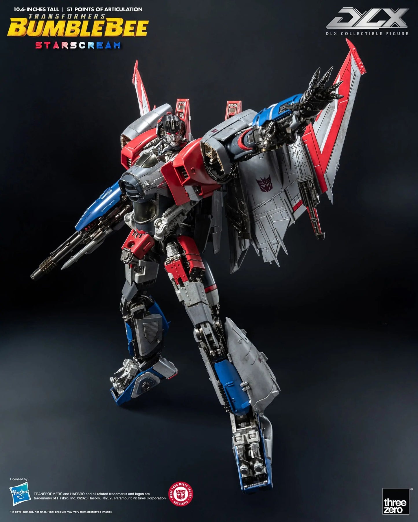 Transformers Bumblebee figurine DLX Starscream 27 cm ThreeZero