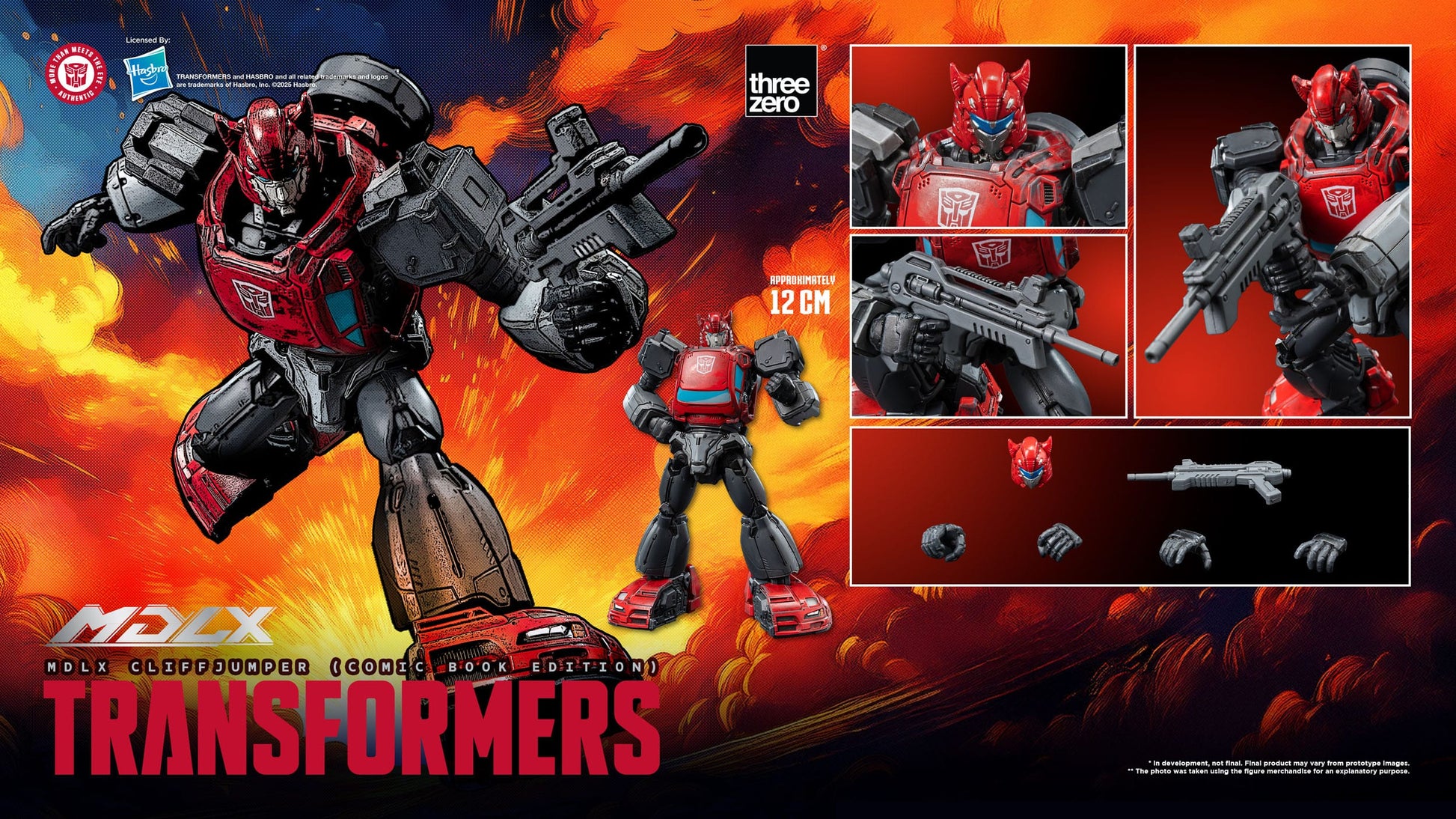 Transformers figurine MDLX Cliffjumper (Comic Book Edition) 12 cm ThreeZero