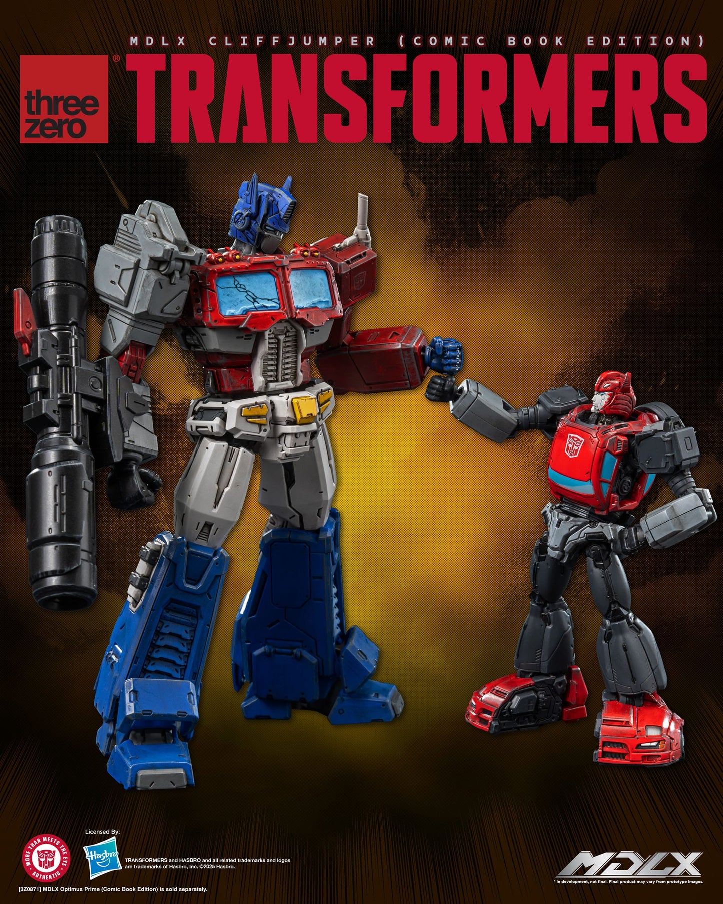 Transformers figurine MDLX Cliffjumper (Comic Book Edition) 12 cm ThreeZero