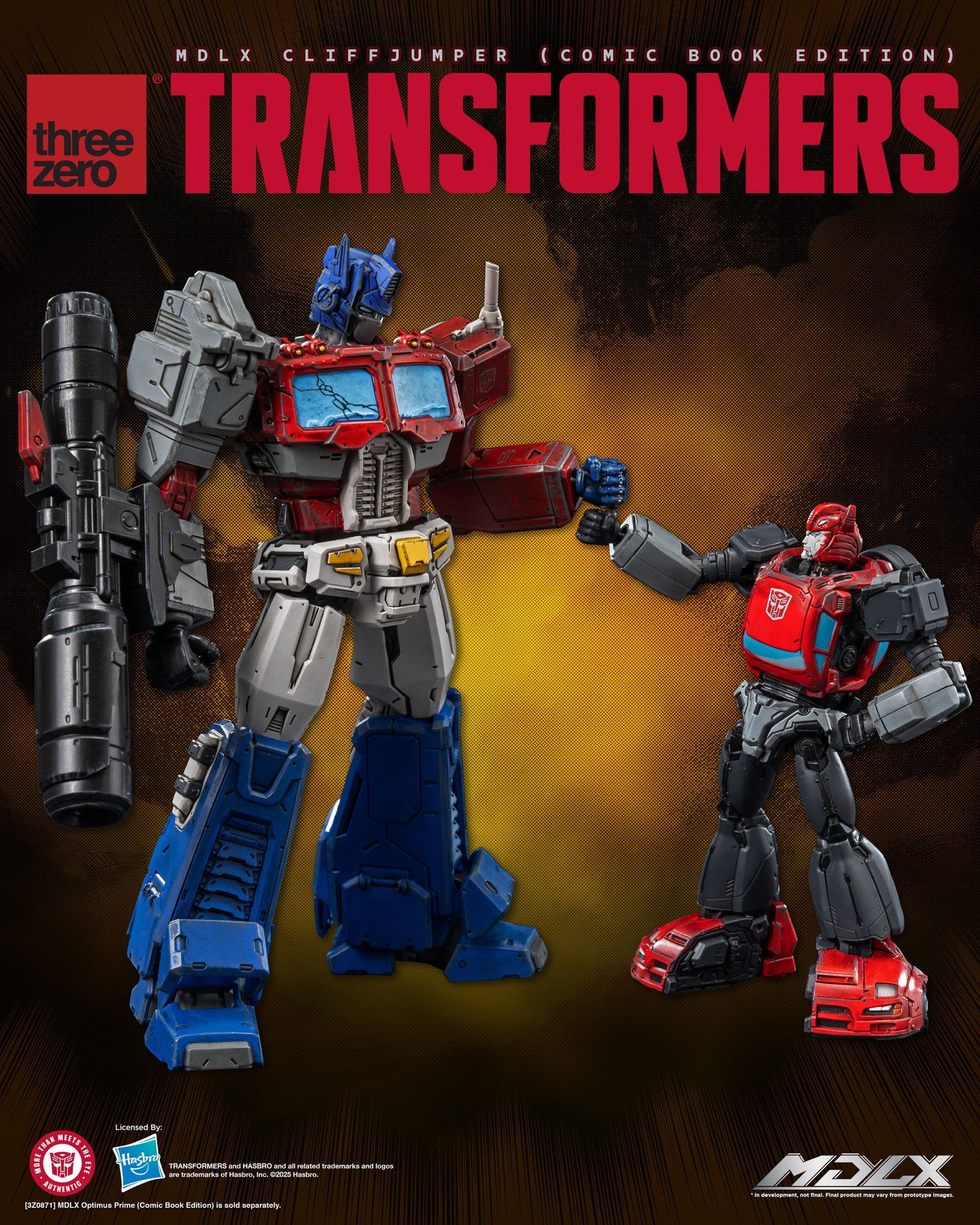 Transformers figurine MDLX Cliffjumper (Comic Book Edition) 12 cm ThreeZero