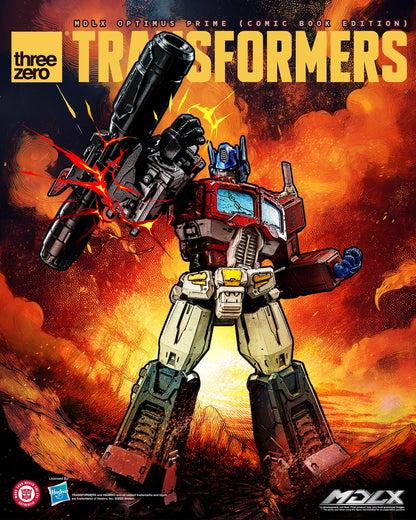Transformers figurine MDLX Optimus Prime (Comic Book Edition) 18 cm ThreeZero