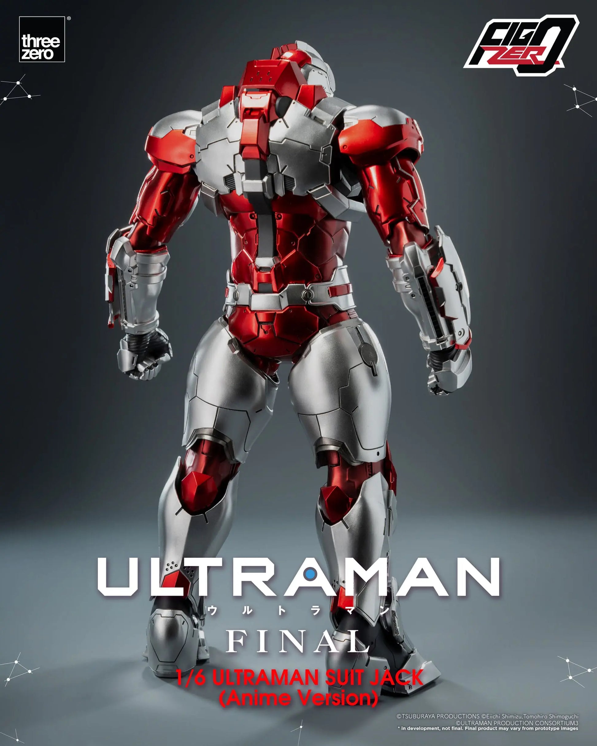 Ultraman Suit Jack Final figurine FigZero Ultraman Anime Version 35cm ThreeZero