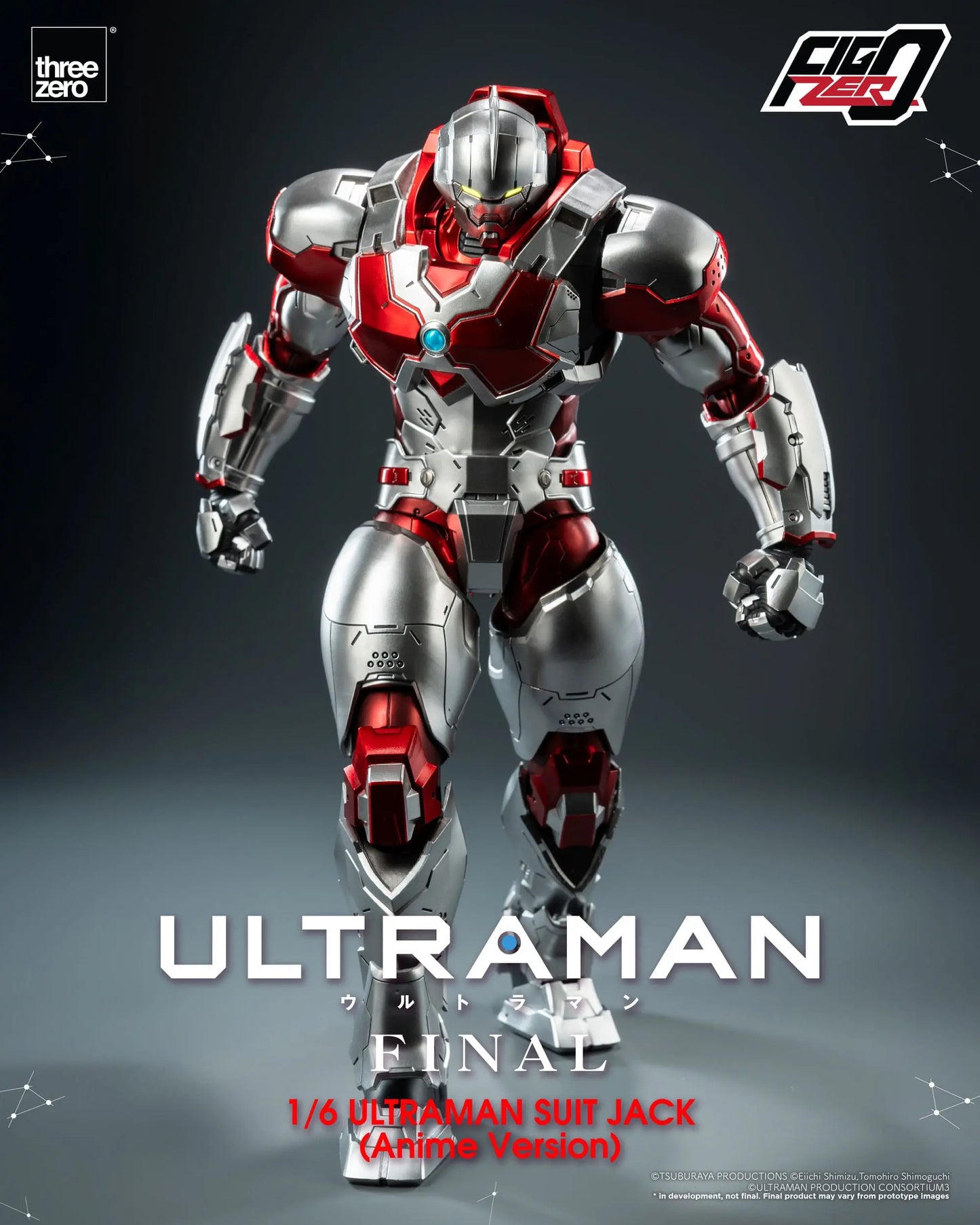 Ultraman Suit Jack Final figurine FigZero Ultraman Anime Version 35cm ThreeZero