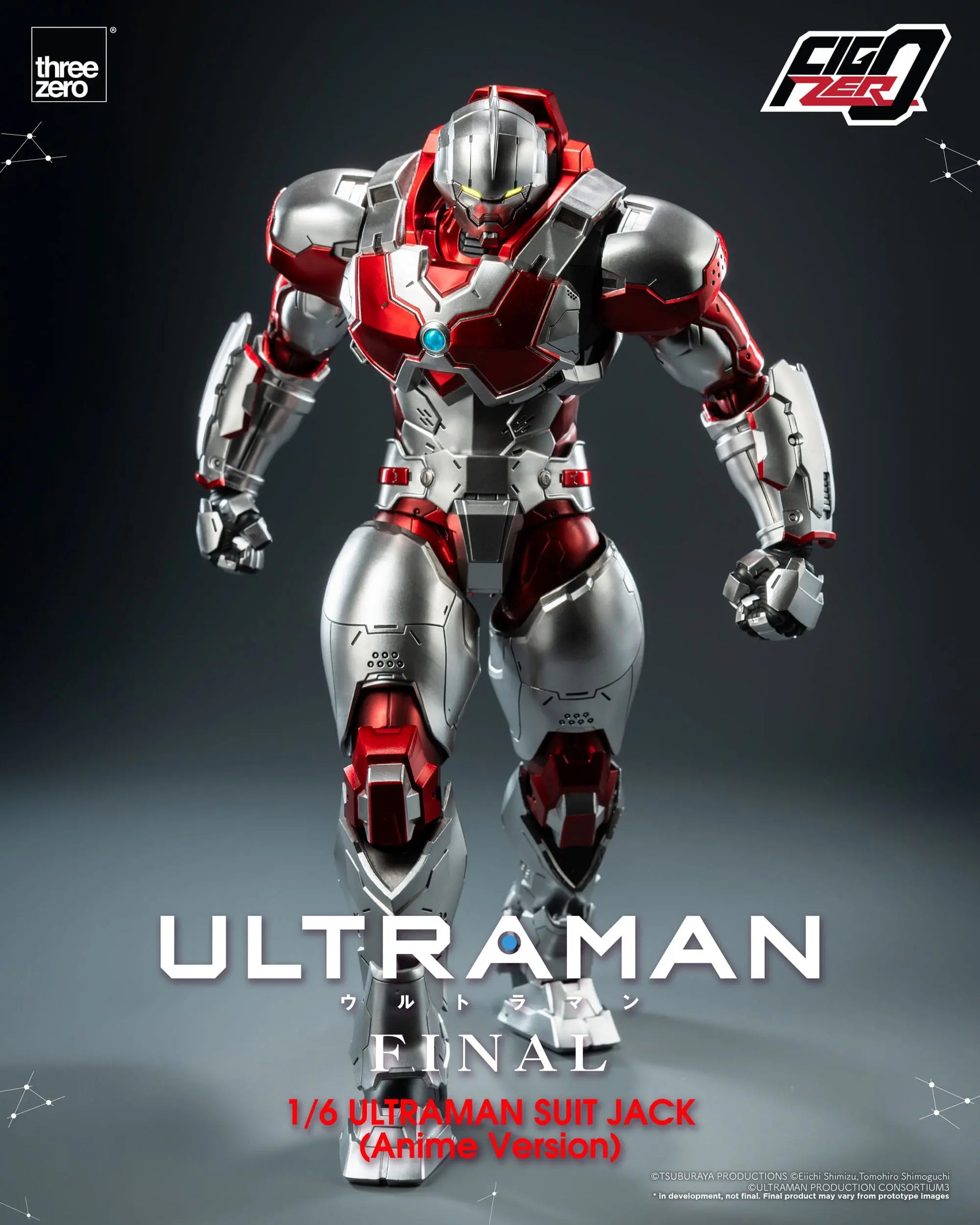 Ultraman Suit Jack Final figurine FigZero Ultraman Anime Version 35cm ThreeZero