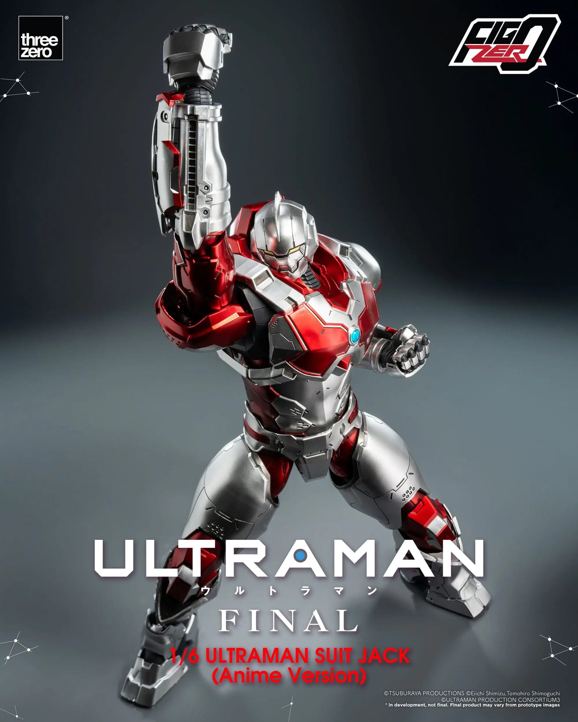Ultraman Suit Jack Final figurine FigZero Ultraman Anime Version 35cm ThreeZero