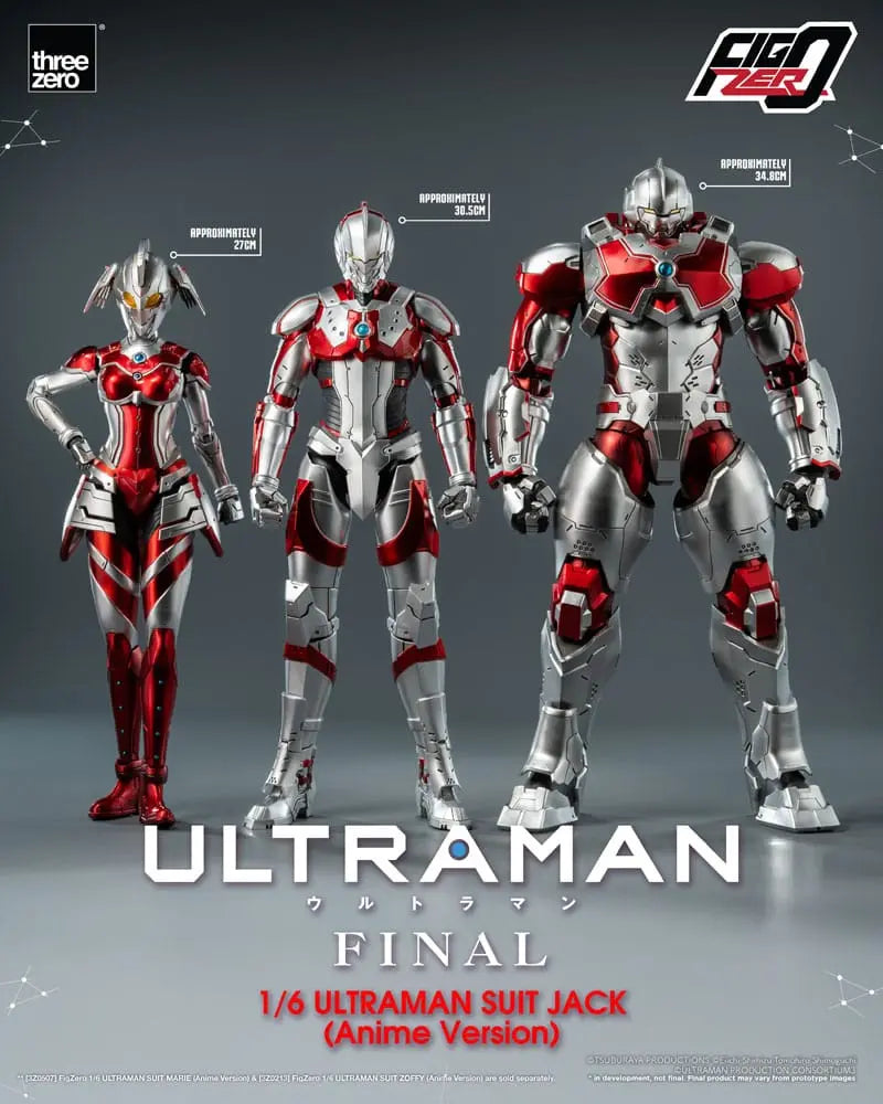 Ultraman Suit Jack Final figurine FigZero Ultraman Anime Version 35cm ThreeZero