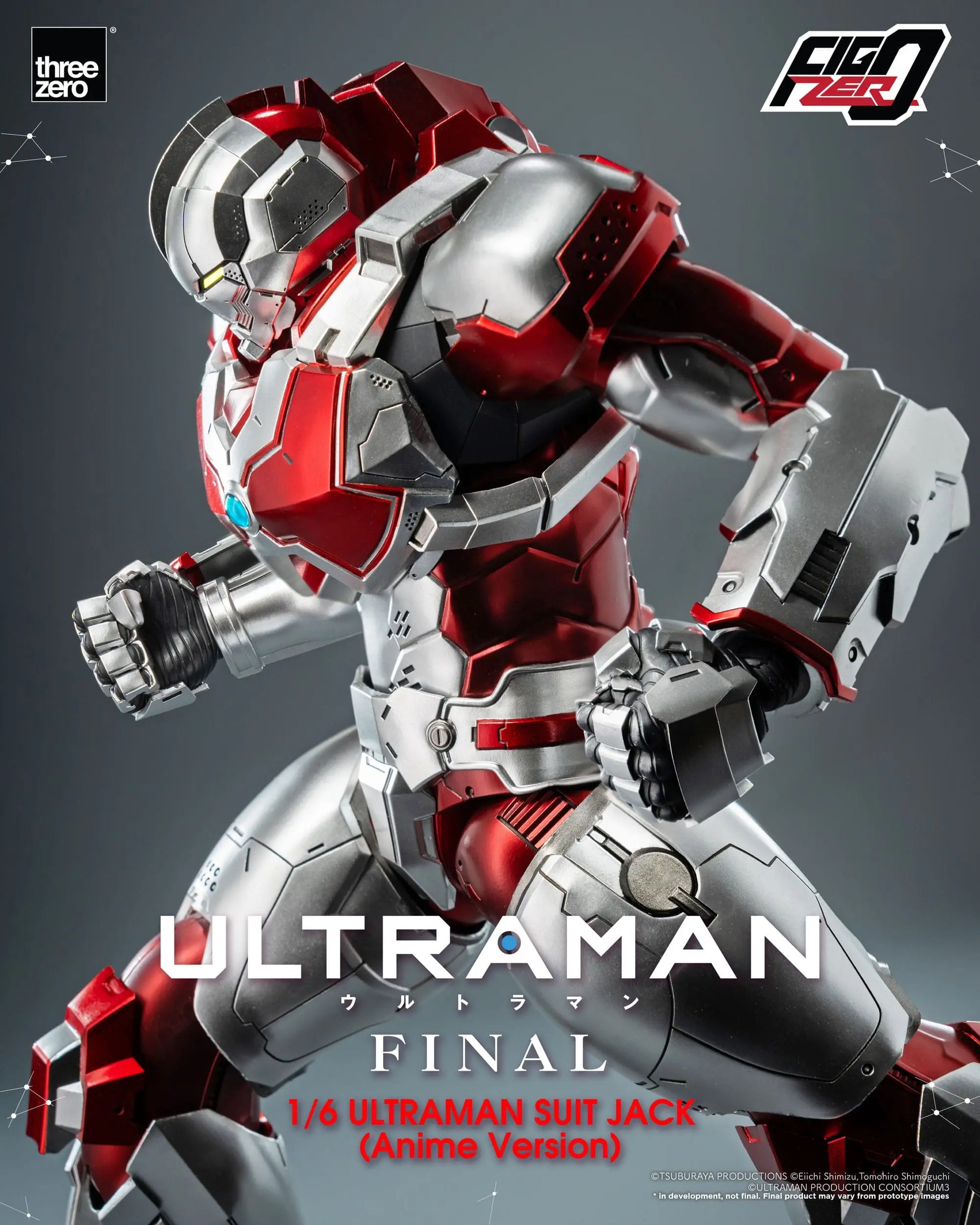 Ultraman Suit Jack Final figurine FigZero Ultraman Anime Version 35cm ThreeZero