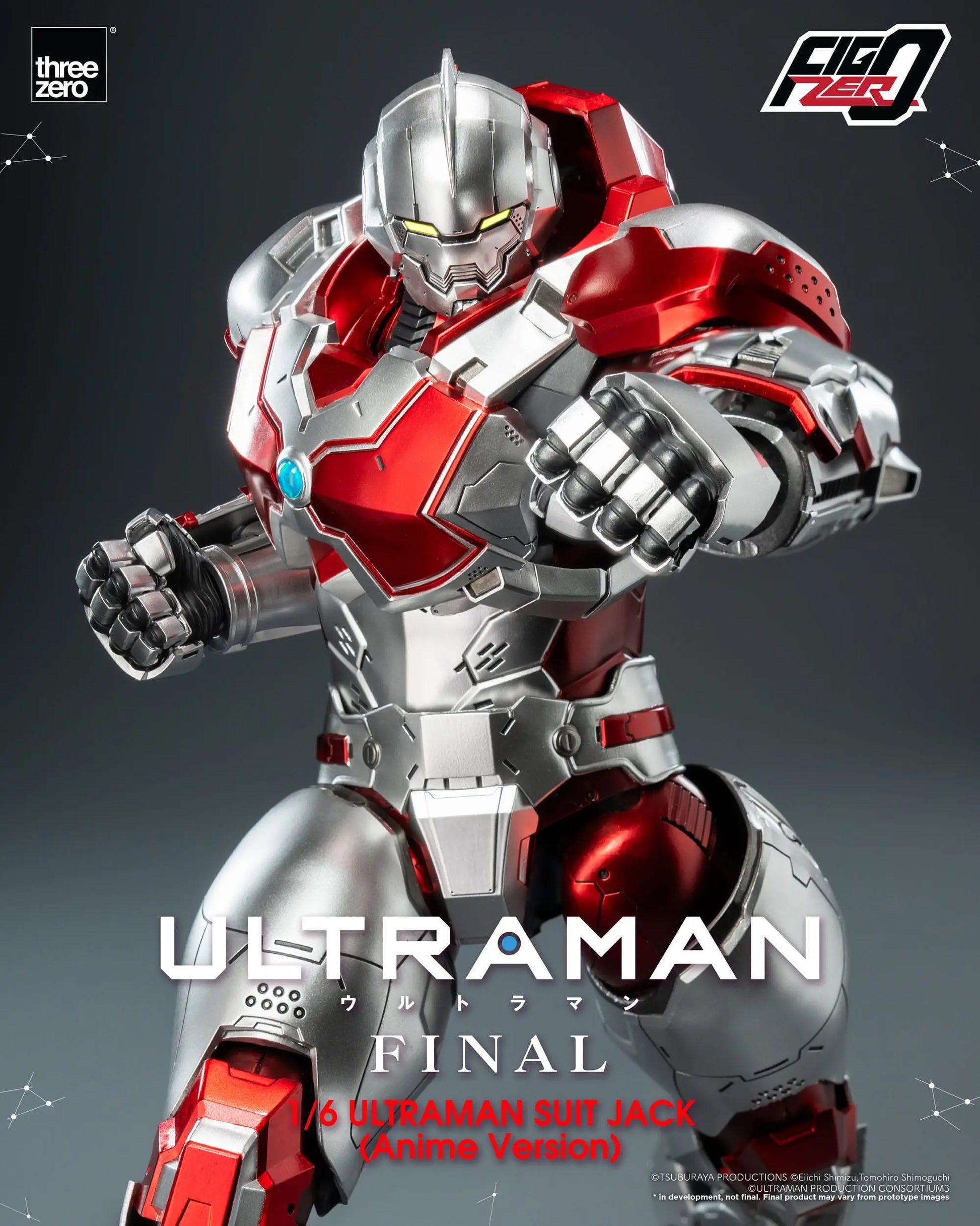 Ultraman Suit Jack Final figurine FigZero Ultraman Anime Version 35cm ThreeZero