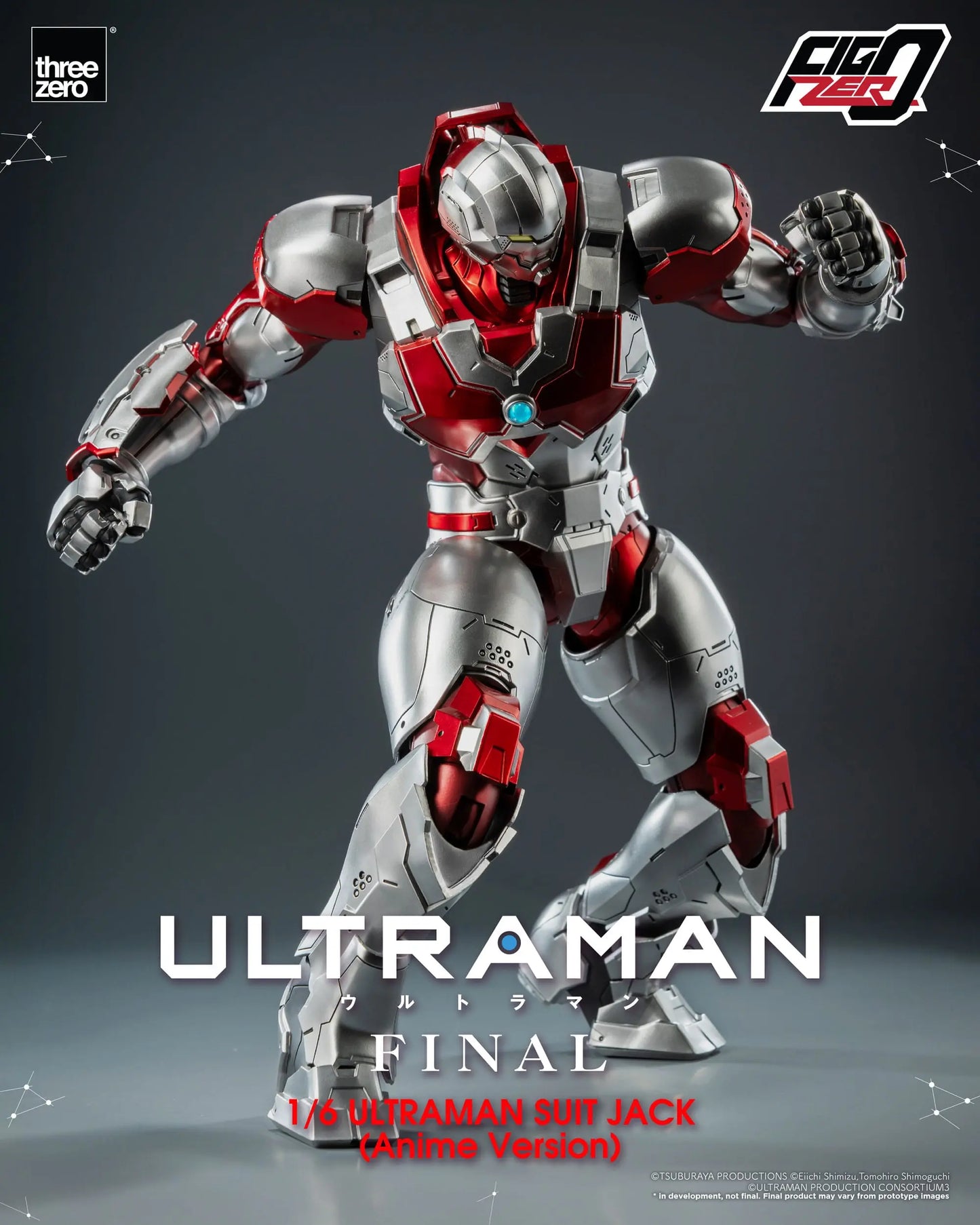 Ultraman Suit Jack Final figurine FigZero Ultraman Anime Version 35cm ThreeZero