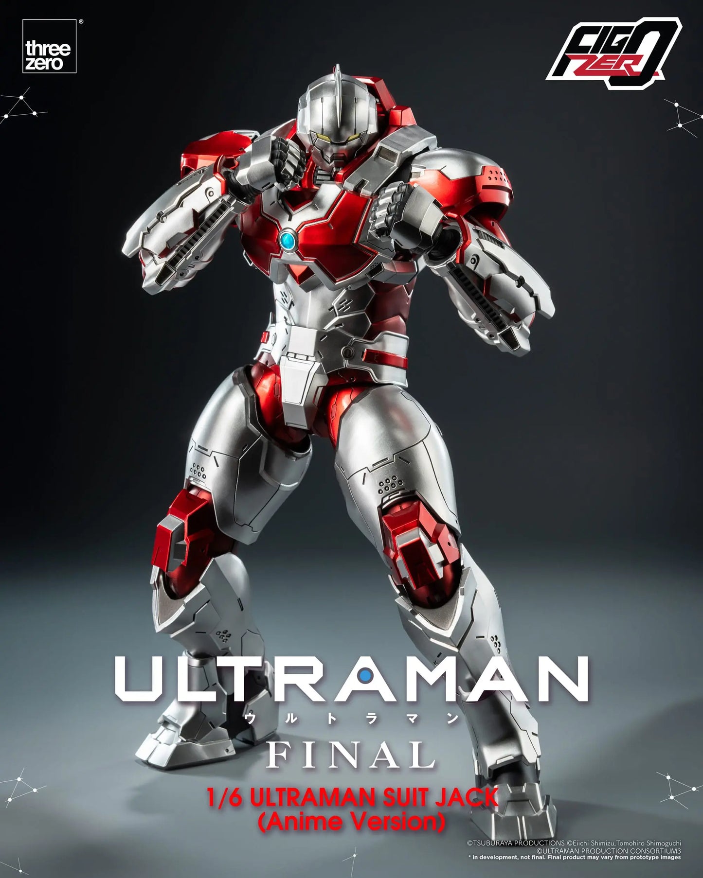Ultraman Suit Jack Final figurine FigZero Ultraman Anime Version 35cm ThreeZero