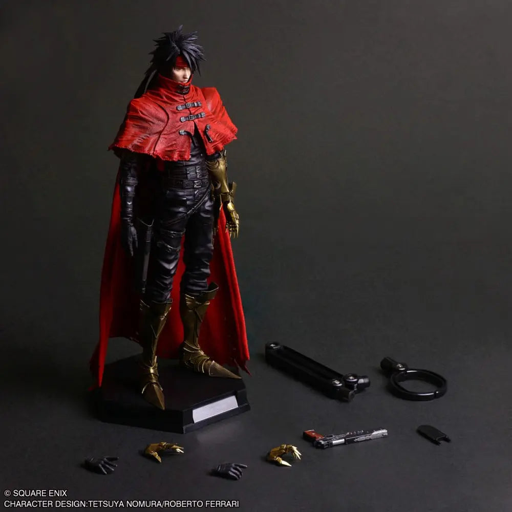Vincent Valentine Final Fantasy VII Rebirth Play Arts Kai figurine 28cm Square Enix