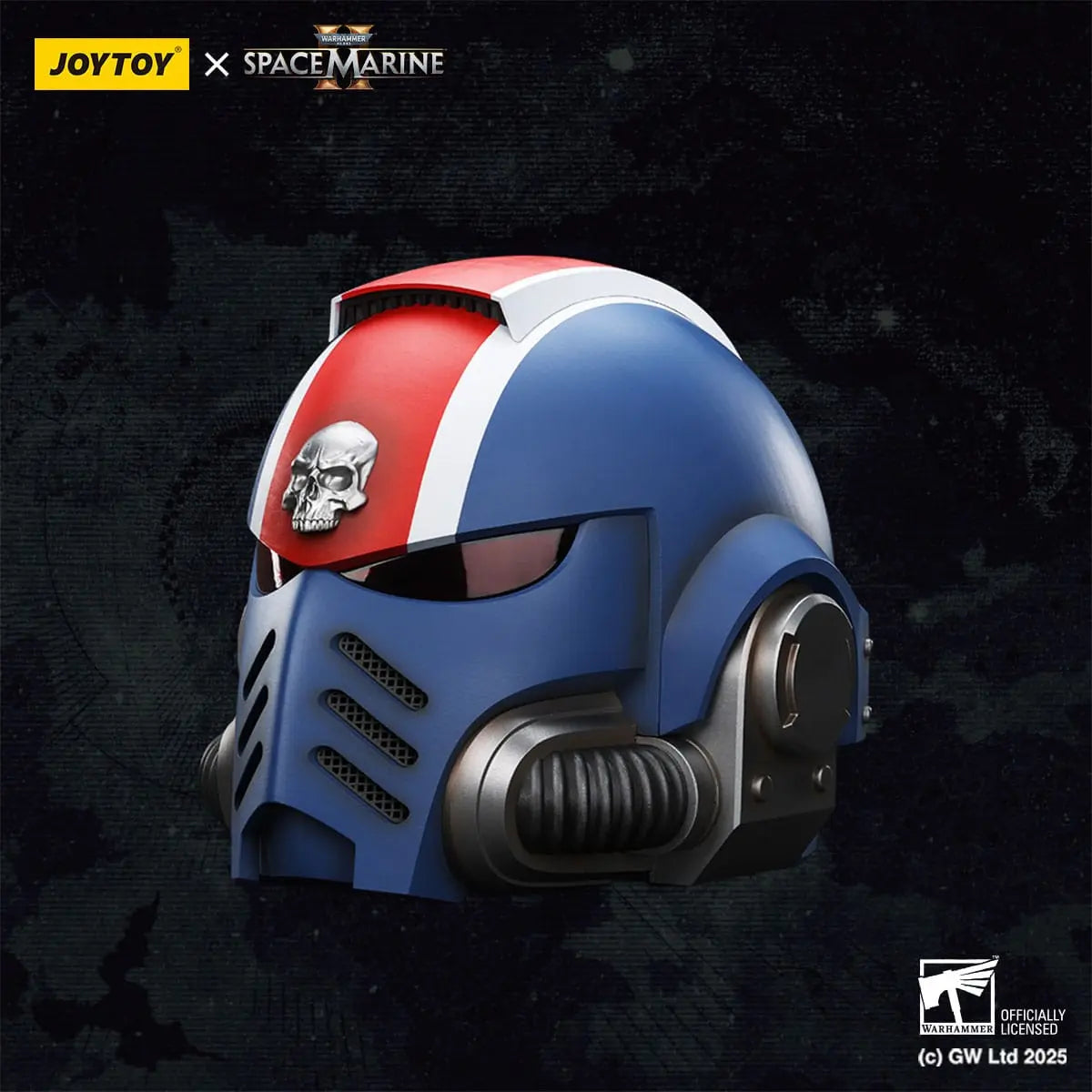 Warhammer 40000 Space Marine 2 replique Ultramarines Lieutenant Titus casque 30 cm - Rue Du Retro