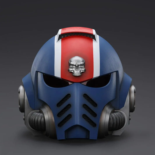 Warhammer 40000 Space Marine 2 replique Ultramarines Lieutenant Titus casque 30 cm - Rue Du Retro