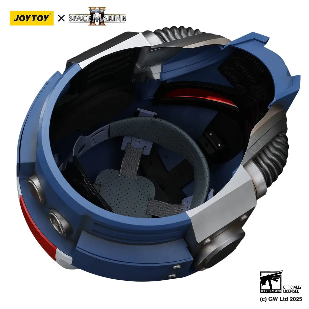 Warhammer 40000 Space Marine 2 replique Ultramarines Lieutenant Titus casque 30 cm - Rue Du Retro