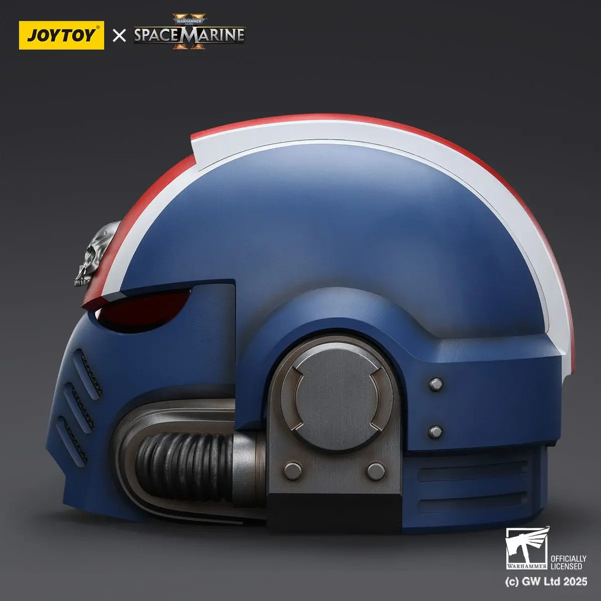 Warhammer 40000 Space Marine 2 replique Ultramarines Lieutenant Titus casque 30 cm - Rue Du Retro