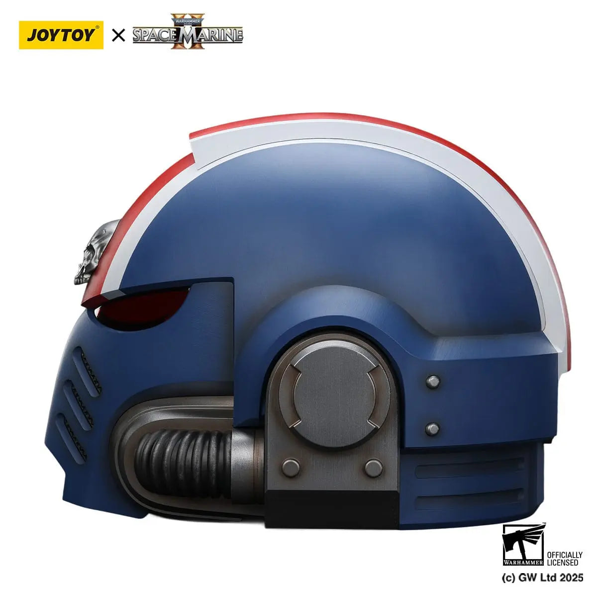 Warhammer 40000 Space Marine 2 replique Ultramarines Lieutenant Titus casque 30 cm - Rue Du Retro