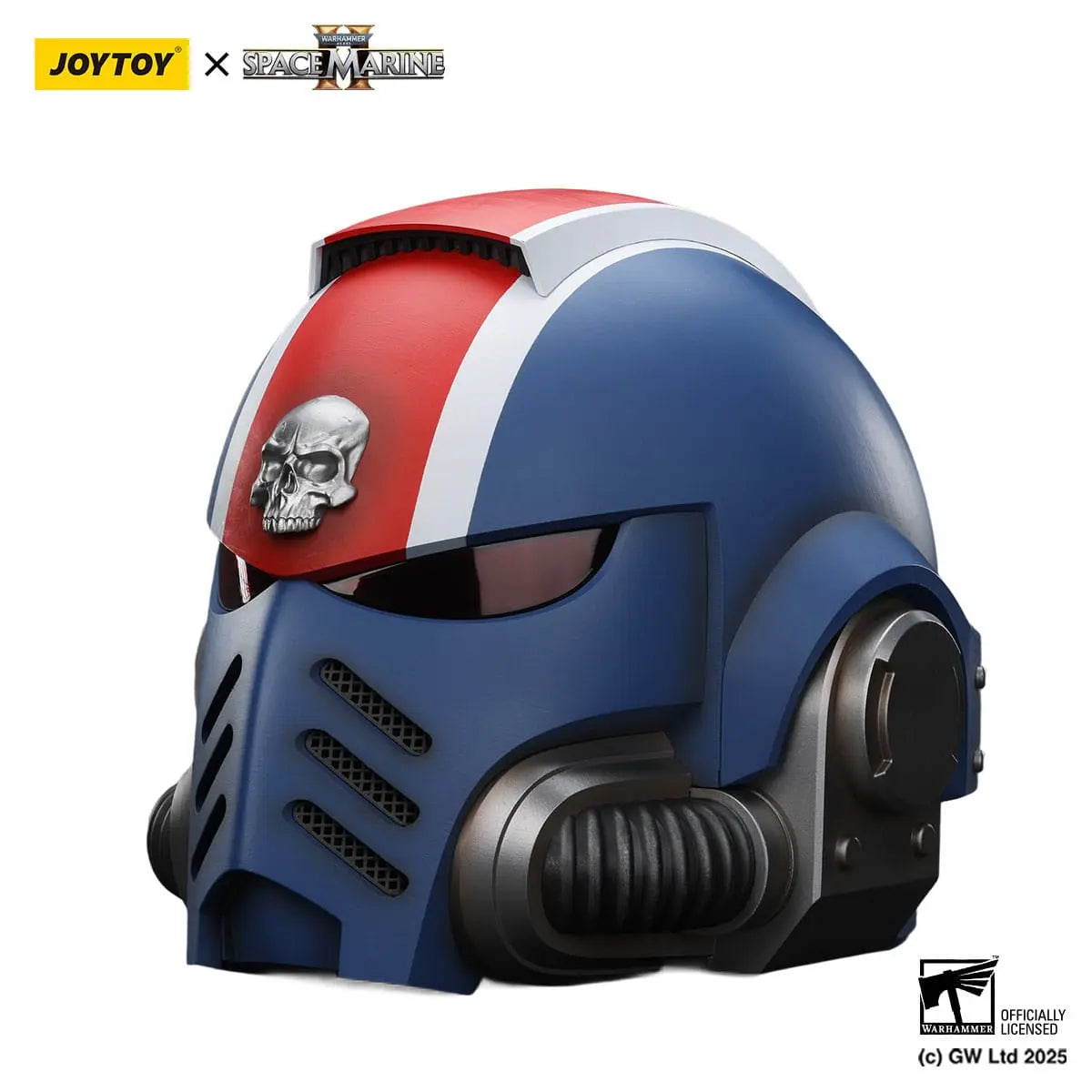 Warhammer 40000 Space Marine 2 replique Ultramarines Lieutenant Titus casque 30 cm - Rue Du Retro